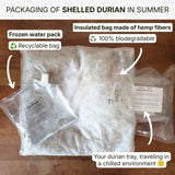 Durian Mon Thong peeled