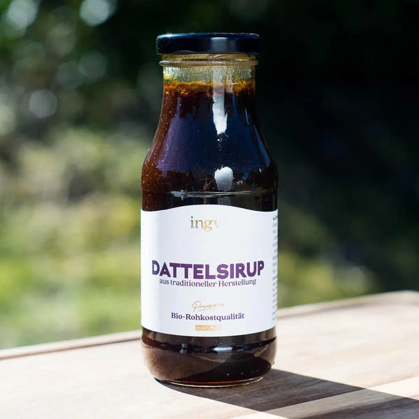 Dattelsirup aus der Mazafati bio & roh Ingvi